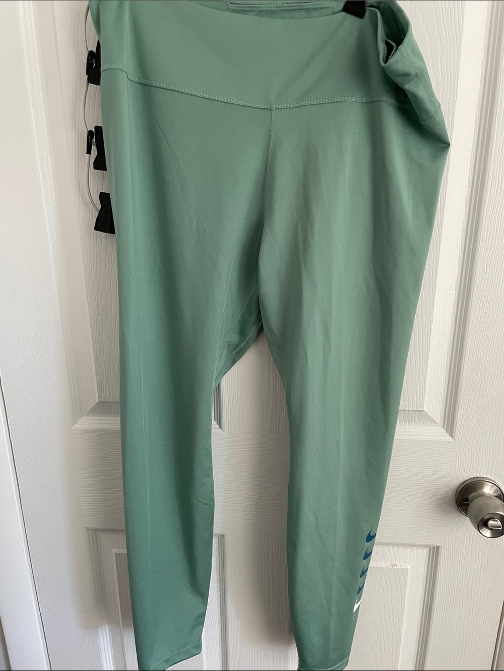 Nike Sage Green Track Joggers with Subtle Swoosh